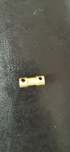 Acoplador de acoplamiento del eje de cobre del Motor de 2-5mm adaptador de funda US