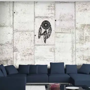 

Metal Decor Dream Catcher 90x58 cm Wall Ornament Home Decoration Wall Decor Table