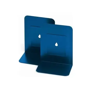 

Pair 2 bookends metal BLULEBEZ5.61