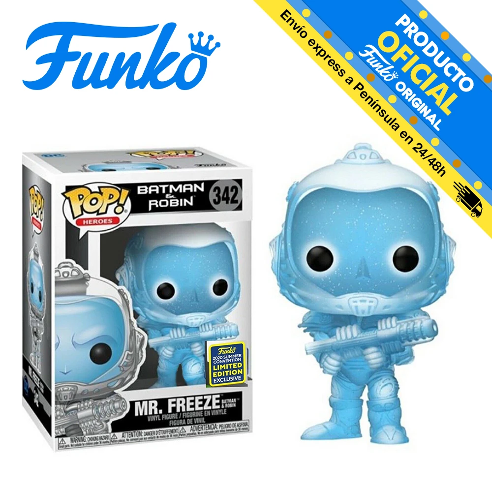 47868 FUNKO POP! Batman & Robin Mr. Freeze SDCC20, original, juguetes,  cabezón, serie, vinilo, regalo, niño, niña|Figuras de acción| - AliExpress