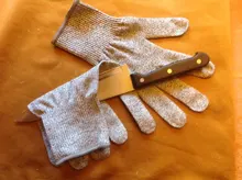 GMG-guantes de seguridad anticortes, gran oferta, color gris y negro, HPPE EN388 ANSI, Nivel 5