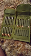 Porta cartuchos para pistola de mano plegable, 14 carcasas para Rifle, porta cartuchos, funda para munición para Rifle de caza