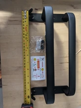 Towel-Hanger Multilayer-Accessories Wall-Mounted Bathroom-Space Black Aluminum Matte