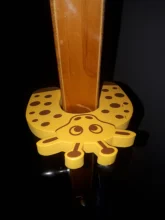 Protección de seguridad para niños, Tope de puerta de tarjeta de seguridad con animales, para cuidado de recién nacido