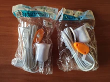 Bases Bulb-Lamp Eu-Plug-Holder-Adapter Power-Cord Converter-On/Off with 4M 8M To 
