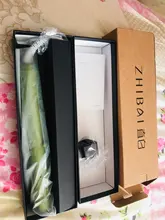 ZHIBAI-varilla de hierro para rizar, termostato verde de baja temperatura, Herramienta de Peinado de viento frío, rizador de volante grande de hierro