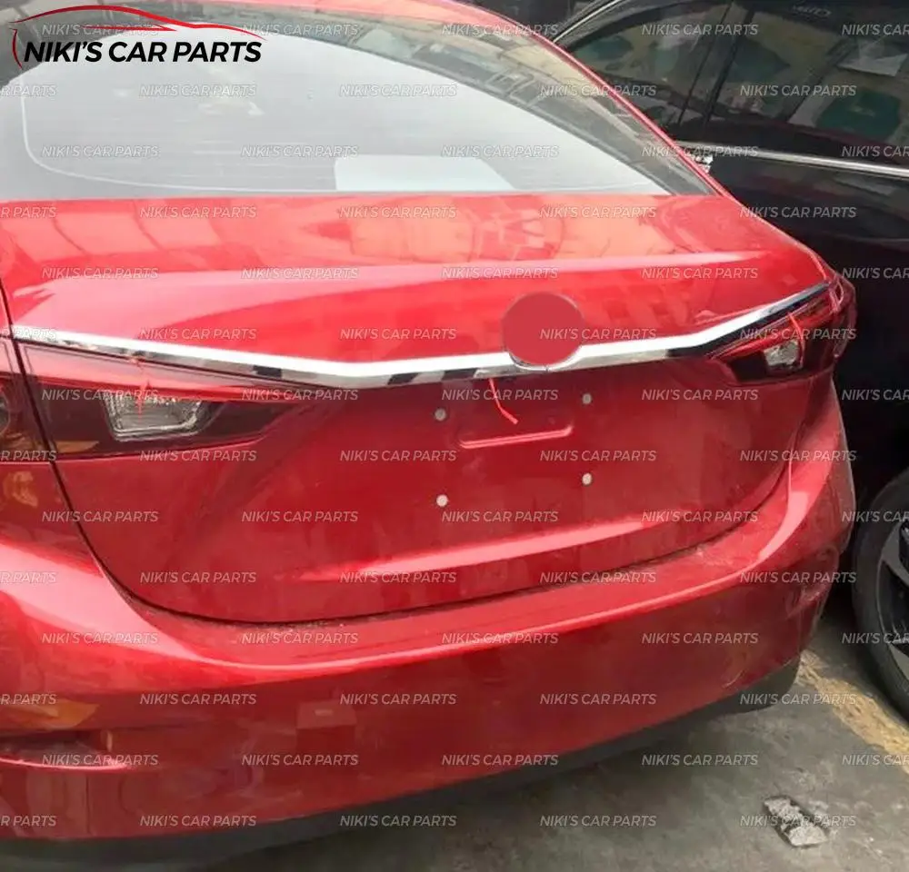 Отделка крышки багажника для Mazda 3- SD ABS пластик хром 1 комплект/2 шт. литье украшение автомобиля Стайлинг