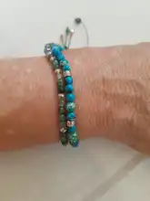 Stretch Bracelet Stone Beads Crystal Tibetan Yoga Chakra Women AMIU 