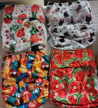 Pañal de bolsillo con gancho y bucle, tela de ante interior, impermeable, lavable, pañal reutilizable para bebés, 4-16kg, mantener seco