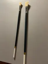 EZONE-pincel de cerdas para pintura, diferentes pinceles de tamaños, Handel de madera para óleo, Acuarela, Gouache acrílico, suministro de arte