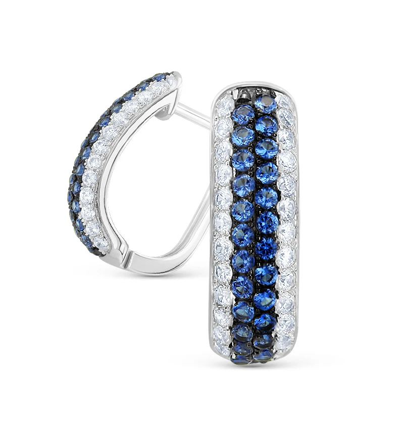 Серебряные серьги VALTERA проба 925