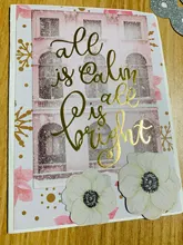 Paper Embellishments Die-Cuts Scrapbooking Journal Craft Foil-Design Printed Ephemera