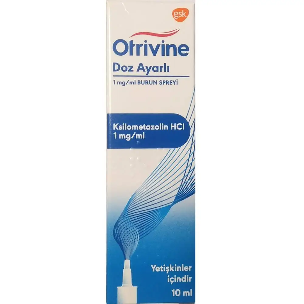 Носовой спрей Otrivin для взрослых 0.1% мл 10 Очищающий носовой блокирующий носы