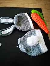 Accesorios de fotografía para recién nacido, gorro para niña y niño, gorra de punto de ganchillo, traje, ropa para recién nacido, accesorios para bebé