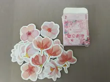 Mohamm-planificador de flores de cerezo japonés, diario de flores, decoración de papel, pegatinas Kawaii pequeñas, diario de álbum de recortes