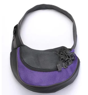 Purple Переноска для домашних животных, кошек, щенков, маленьких животных, собак, переноска, передняя сетка, дорожная сумка, сумка на плечо, рюкзак, аксессуары для собак - Цвет: Purple