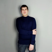 Jersey de Cachemira para hombre, jersey con cuello medio alto, básico, color sólido, clásico, de manga larga, 2020