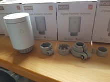 Tuya ZigBee3.0 inteligente radiador actuador programable del radiador termostática de la válvula de controlador de temperatura MQTT 2 Configuración con Alexa.