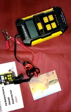 KONNWEI KW510 automático 12V probador de batería de coche pulso reparación 5A cargadores de batería seco mojado AGM Gel de plomo-ácido de herramienta de reparación de automóviles