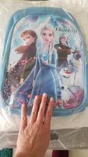 Mochila escolar de dibujos animados de Disney para niñas, bonita mochila para guardería, elsa, Anna