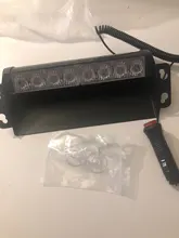 Warning-Light Truck Car LED Dash Strobe 3-Flashing-Modes 12V 8 Day