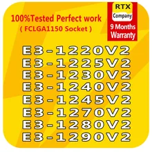 E3-1220V2 1225V2 1230V2 1240V2 1270V2 1280V2 1290V2 1245V2 1220v3 LGA1155 4 ядра Процессор сервера Processo rPC компьютер Xeon