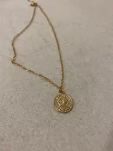 Collar con colgante de serpiente de Color dorado Vintage Punk para mujer, cadena gruesa multicapa de Hip Hop, collar con retrato de moneda, joyería