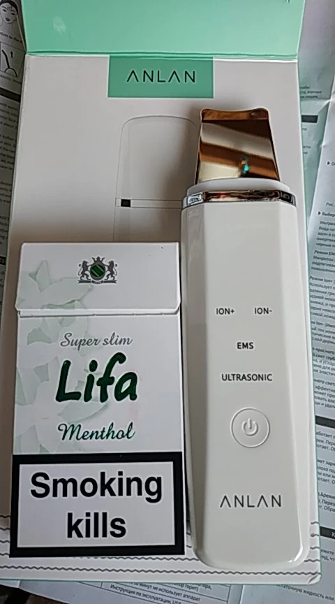 Отзыв о товаре ANLAN Ультразвуковой скрабер скруббер, ионная лопатка для чистки лица, пилинг, лифтинг для лица, удаление угрей, терапия красным светом для удаления черных точек blackhead remover узи чистка ультразвуковая чистка лица от пользователя S***a