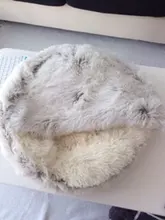 Cat-Bed Cats Nest Puppy-Sleeping-Bag Dogs Plush Soft Round Small Warm Winter New Long