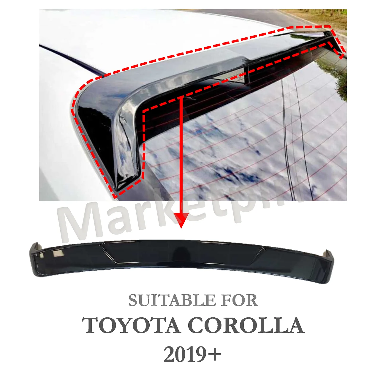Спортивный спойлер для Toyota Corolla 2019 ~ | Автомобили и мотоциклы