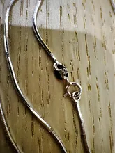 Cadena de serpiente de plata de ley 925, collares de serpiente de alta calidad, regalo de joyería al por mayor