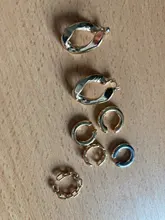 Pendientes de Clip de Color dorado Punk Rock para mujer, sin Piercing, cadena de eslabones moderna, pendientes de cartílago con estilo, joyería de fiesta