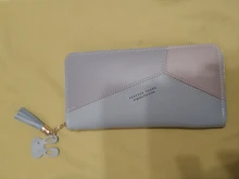 Carteras geométricas de lujo para mujer, monederos de cuero con cremallera, diseño de borla, billetera larga, monedero, tarjetero