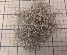 Pendientes de aleación hechos a mano con tope de bala, accesorios para fabricación de joyería