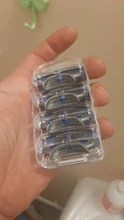 Gillette-Cuchillas de afeitar para hombre Fusion, 5 capas, cuchillas de seguridad, acero inoxidable, cuidado de la cara, 4 unidades