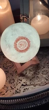 Lámpara de luna con Altavoz Bluetooth Quran, soporte para estante, aplicación de luz nocturna de Control con traducción del Corán