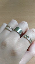 Conjunto de anillos circulares Punk para mujer, Hiphop/Rock, accesorios de dedo con índice de apertura, hebilla de junta, joyería