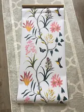 Decals Wallpaper Desk-Decoration Flowers Cabinet Self-Adhesive Country-Style Living-Room