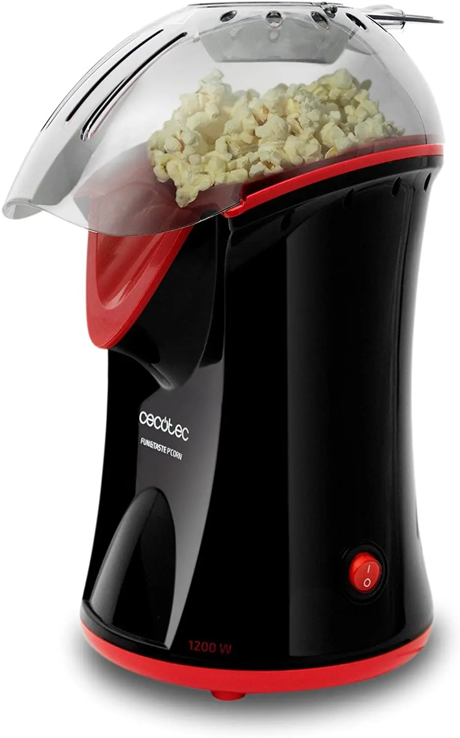 Cecotec Fun&Taste P'Corn Classic palomitas de maiz poppers Rojo, Acero  inoxidable 0.5 L 300 W