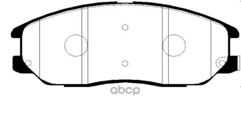 Колодки Тормозные Hyundai H-1/Santa Fe/Trajet/Ssangyong Rexton 01- Передние Ctr Ckkk28 Ctr арт. CKKK28