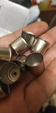 10 unids/lote redondo de acero inoxidable agujero magnetrón tapas para Microondas partes de reemplazo para hornos de Microondas Copler Microondas tapas