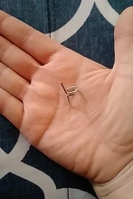 Pendiente de cartílago falso para mujer, joyería Vintage Punk, Simple, geométrico, forma de C doble, sin Piercing, 1 ud.