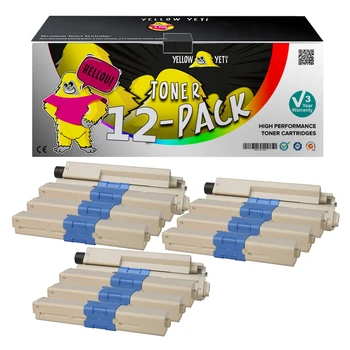 

12pcs Compatible Toner Cartridge for OKI 301 Color for OKI C301 C321 C301dn MC342 MC342dw MC332dn MC342dnw MC342w C321dn printer