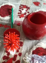 Cepillo de baño nueva hermosa cereza forma Cepillo para inodoro Cepillo de inodoro y titular Set de inodoro Cepillo de Borstel Wc Cepillo Wc trump enikemathemick ④ decoración de hogar