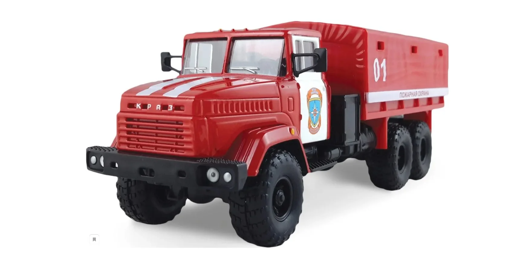 Car model KrAZ-6322 fire protection 65086 | Игрушки и хобби