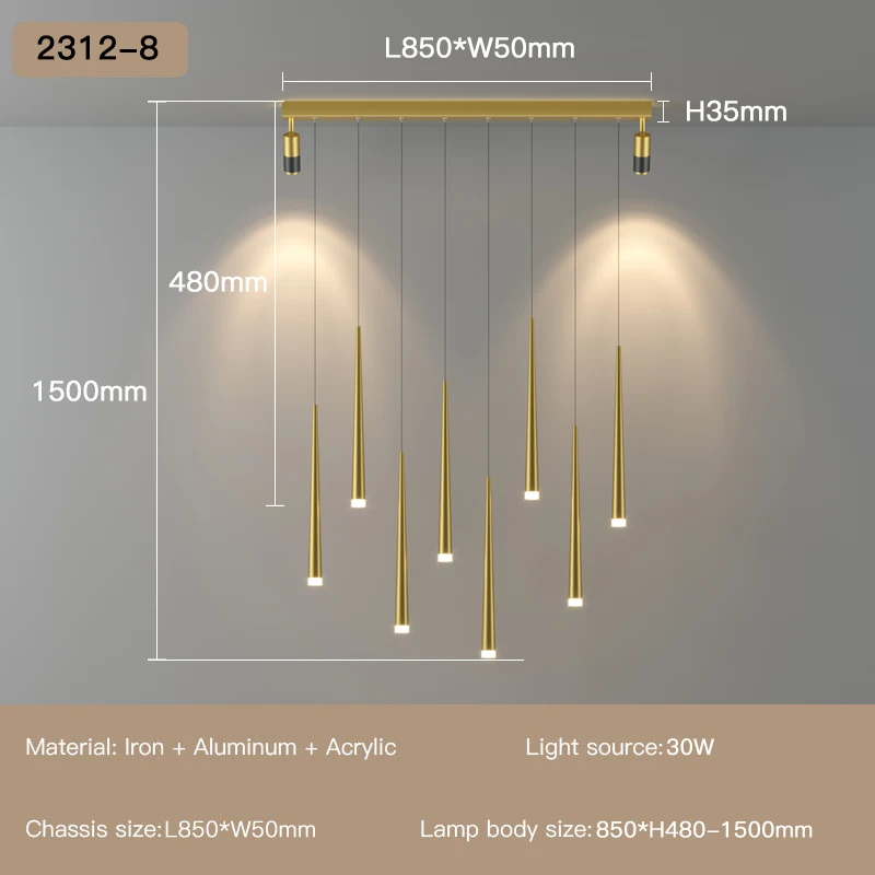 Nordic Led Chandelier For Living Room Hall Foyer Golden Modern Long Downlight Duplex High-rise Stairs Ring Rotating Pendant Lamp lowes chandeliers Chandeliers