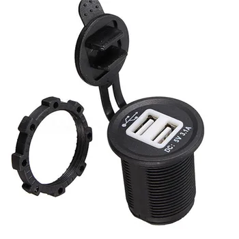 

Vehemo 3.1A Car USB Charger Motor Car Charger Boat for Motorbike Riding Mower Tractor
