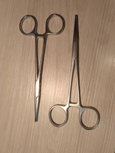 De acero inoxidable pinza hemostática pinzas quirúrgicas quirúrgico kit de herramienta de fórceps hemostáticos alicates recto/codo consejos