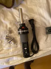 Pistola de aire caliente 8018lcd, 220v, 450w, estación de soldadura de Bga refundido, soldadura de hierro, 4 boquillas BGA VS 858 8858 8032 858D