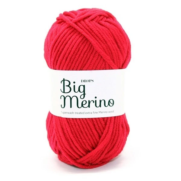 18 Красный Пряжа DROPS «Big Merino» - Цвет: 18 Красный